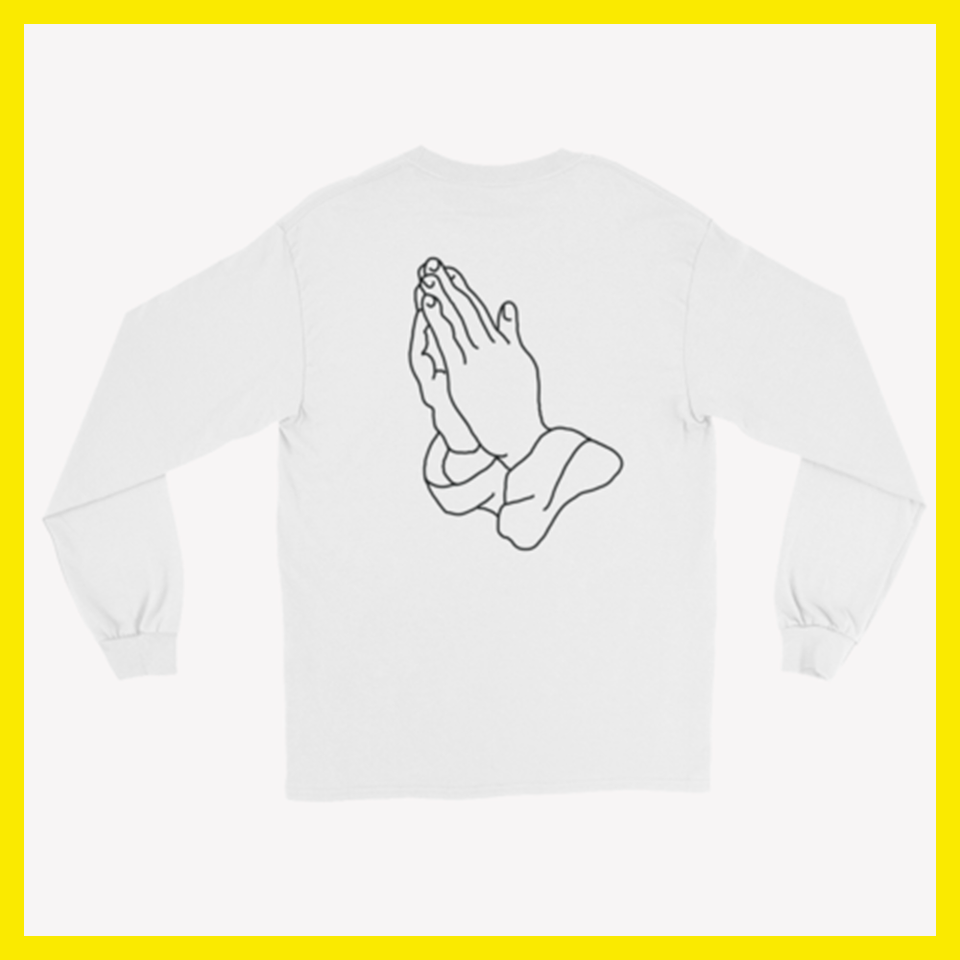 Boosted/Prayer Hands Long Sleeve T-Shirt