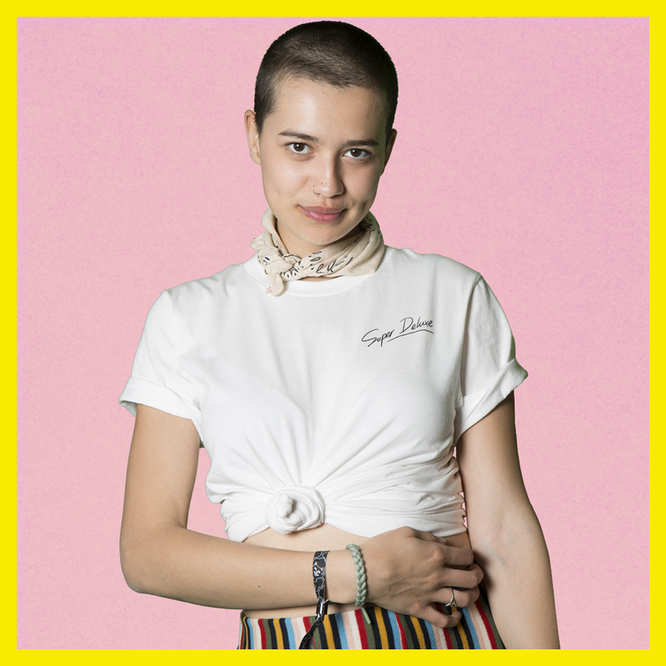 Short Sleeve Script Logo Crew