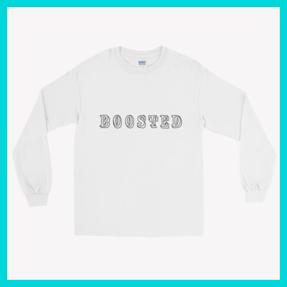 Boosted/Prayer Hands Long Sleeve T-Shirt