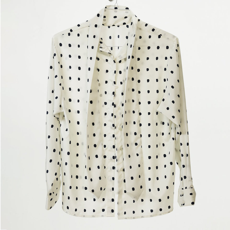 POLKA DOT BLOUSE
